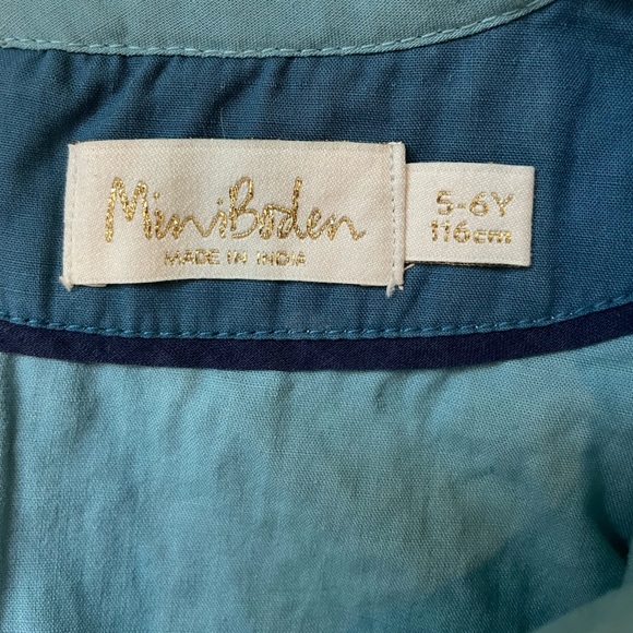 Mini Boden Teal Sequin Velvet Dress - size 5/6 and size 9/10 - Picture 9 of 10